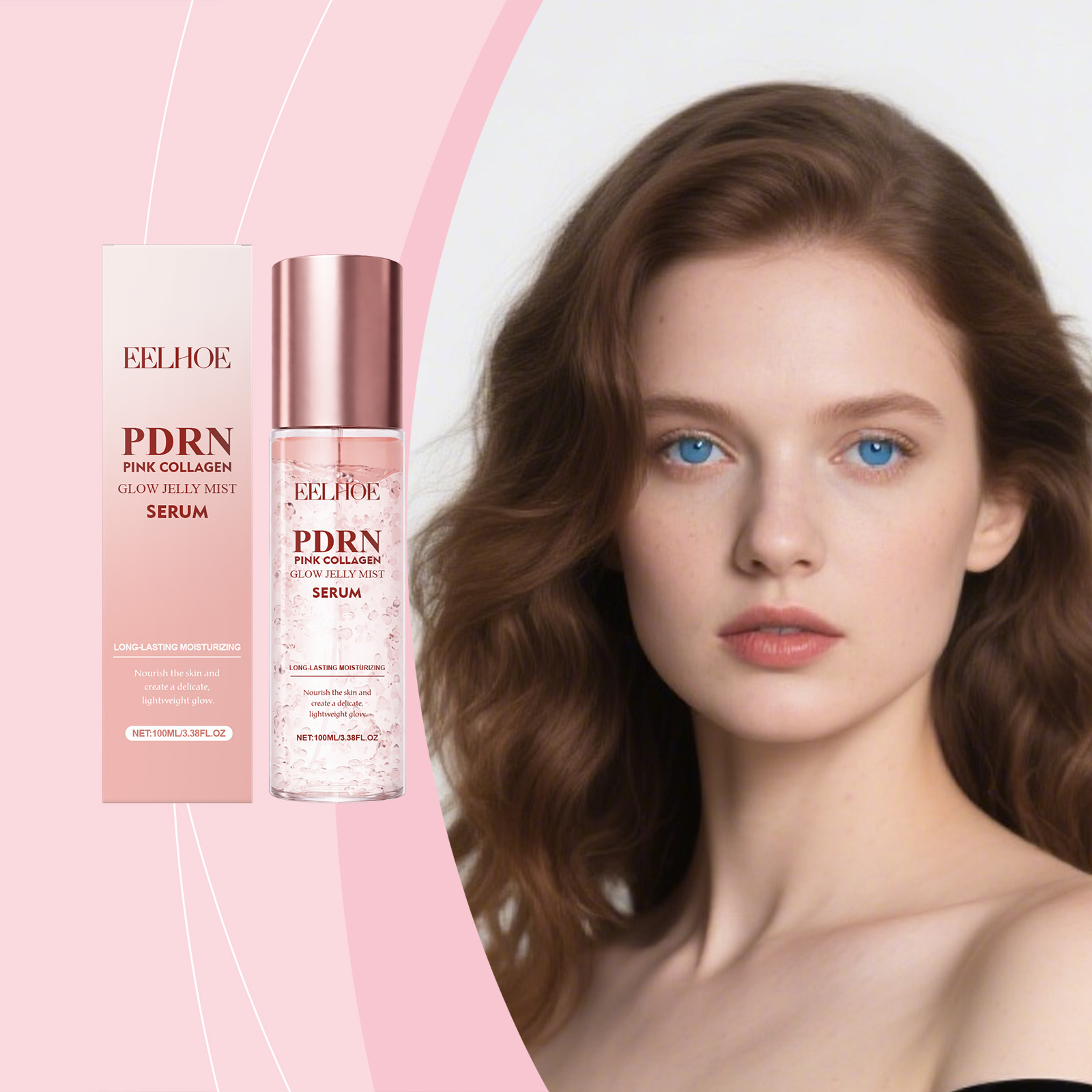 Essence Serum Toner - Kollagen-Essenz-Spray Glättender Gesichtsnebel Aufhellendes Spray Nährendes