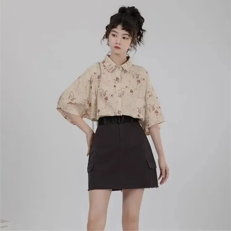 Hemden für Damen, Cord-Hemd mi – Korean Student Lifestyle Bewertung und Preis