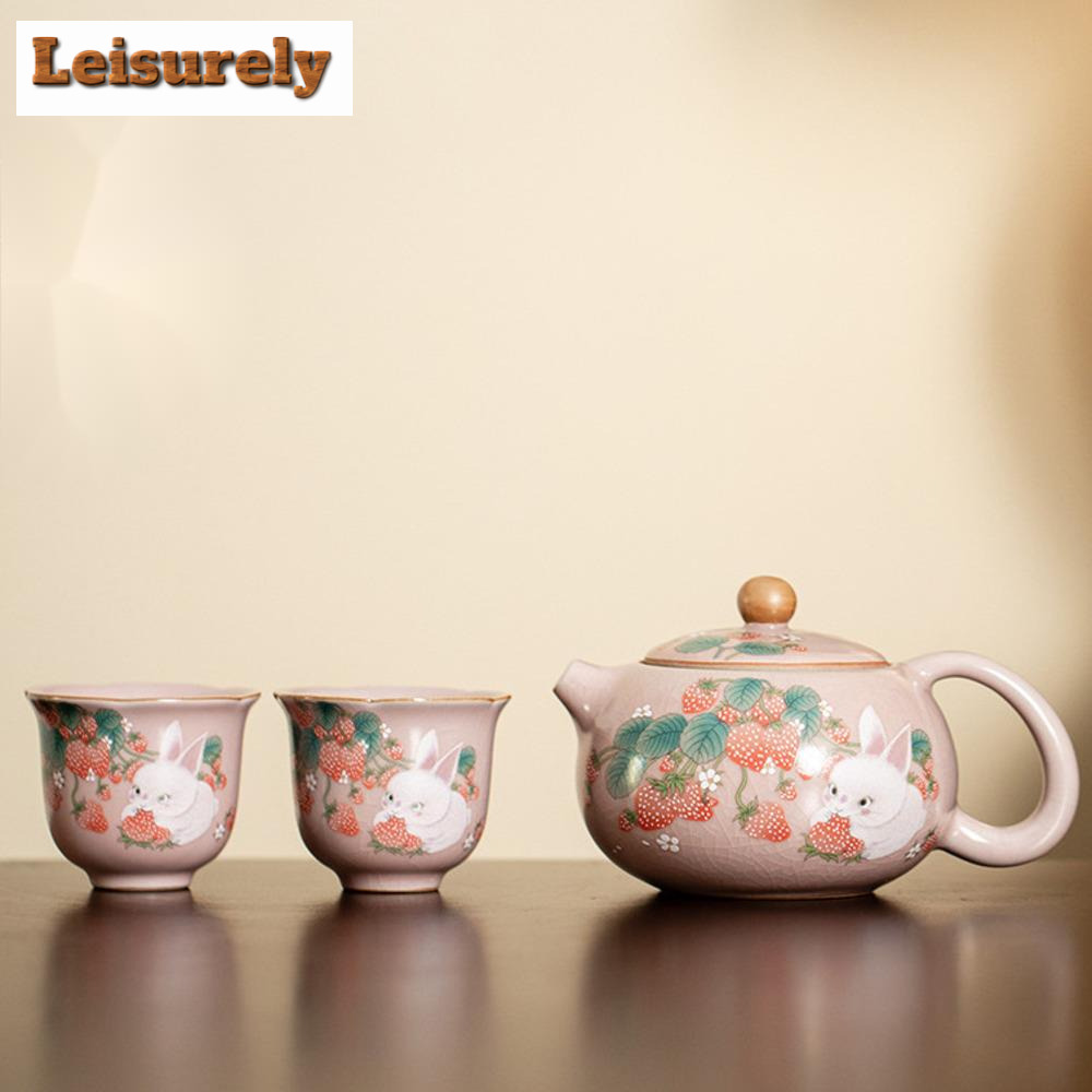 Antike rosa ru Ofen Tee tasse  – Korean Tea Set Bewertung und Preis