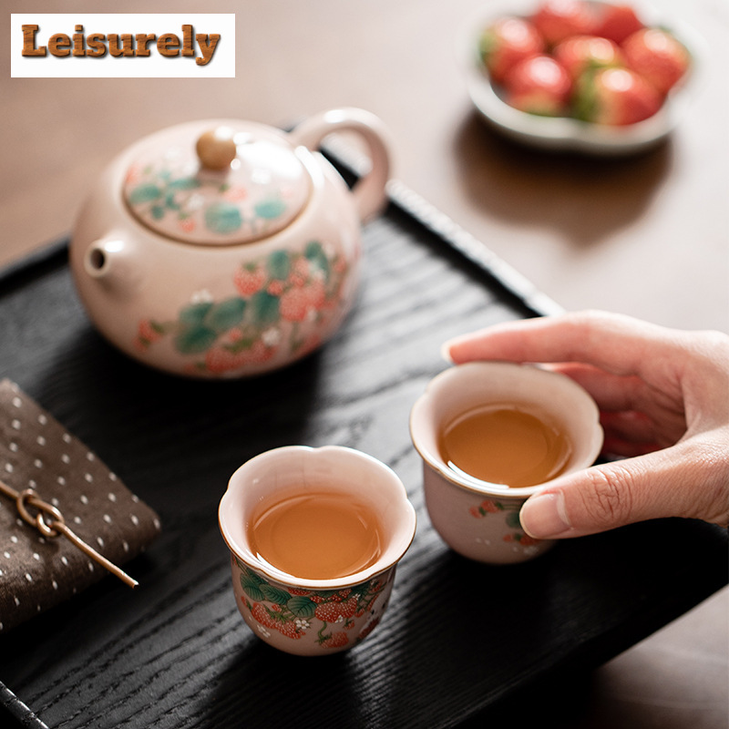 Antike rosa ru Ofen Tee tasse  – Korean Tea Set Bewertung und Preis