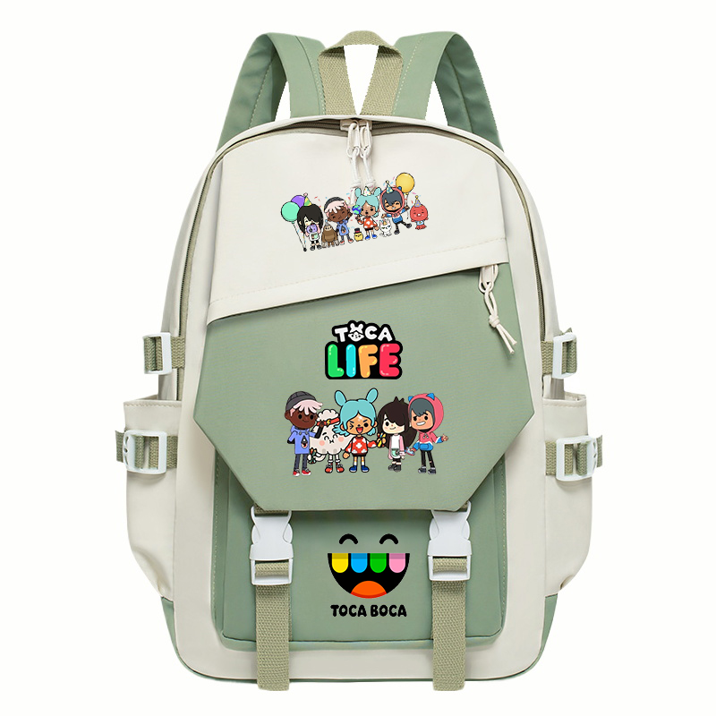 Toca Life World Print Rucksack – Korean Student Lifestyle Bewertung und Preis