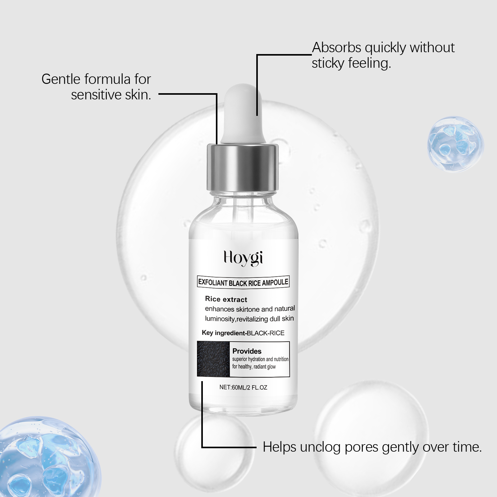 Glow Rice Ampoule White Black  – Essence Serum Toner Bewertung und Preis