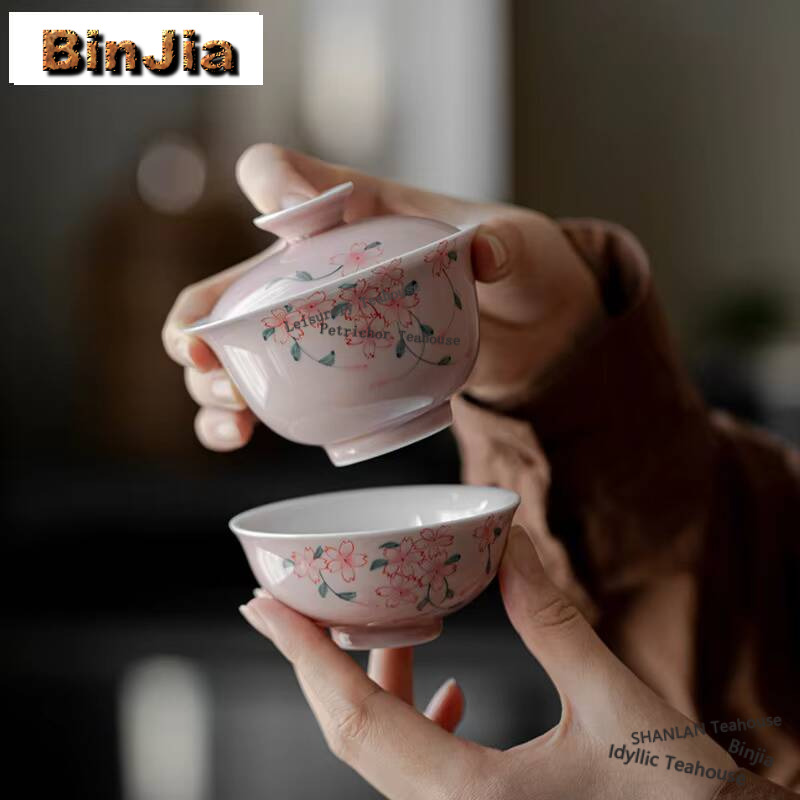 Handbemaltes Kirschblüten-Tees – Korean Tea Set Bewertung und Preis