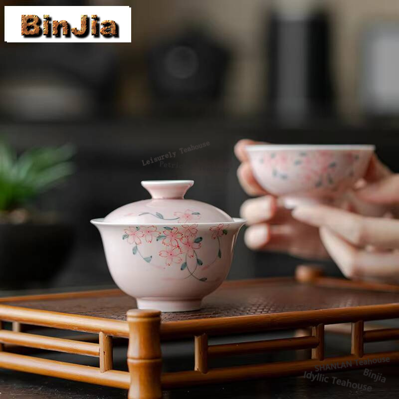 Handbemaltes Kirschblüten-Tees – Korean Tea Set Bewertung und Preis