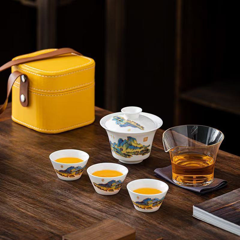 Reise-Teeservice aus weißem Po – Korean Tea Set Bewertung und Preis